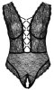 Bielizna erotyczna body z wiązaniami Cottelli 95F/2XL